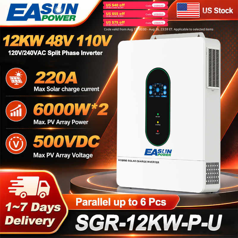 Grid Tie Inverter Limiter 2000W - Inversor Solar EASUN POWER de 12KW,