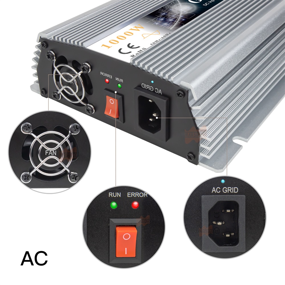 Microinversor Solar de conexió - Micro Inverter 1400W Solar Grid Tie reseña y precio