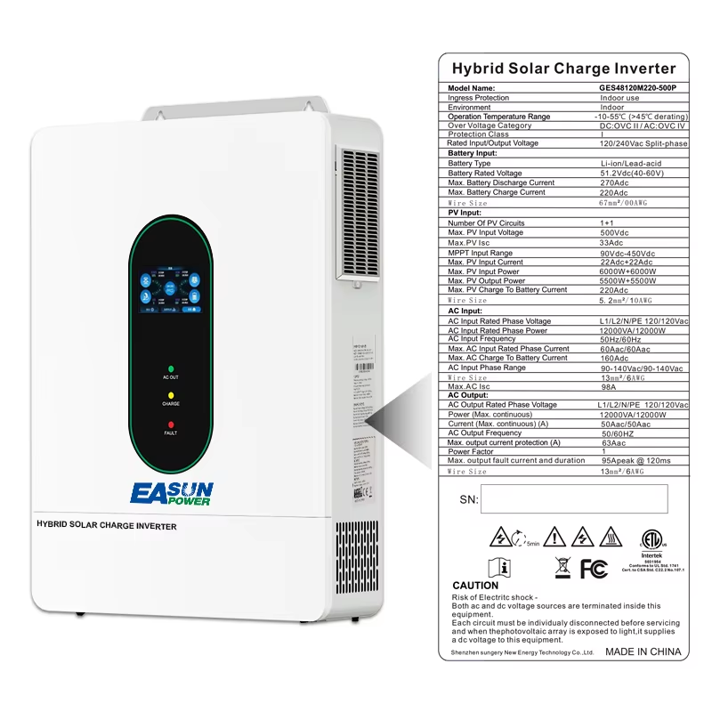 EASUN POWER, inversor solar hí - Grid Tie Inverter Limiter 2000W reseña y precio