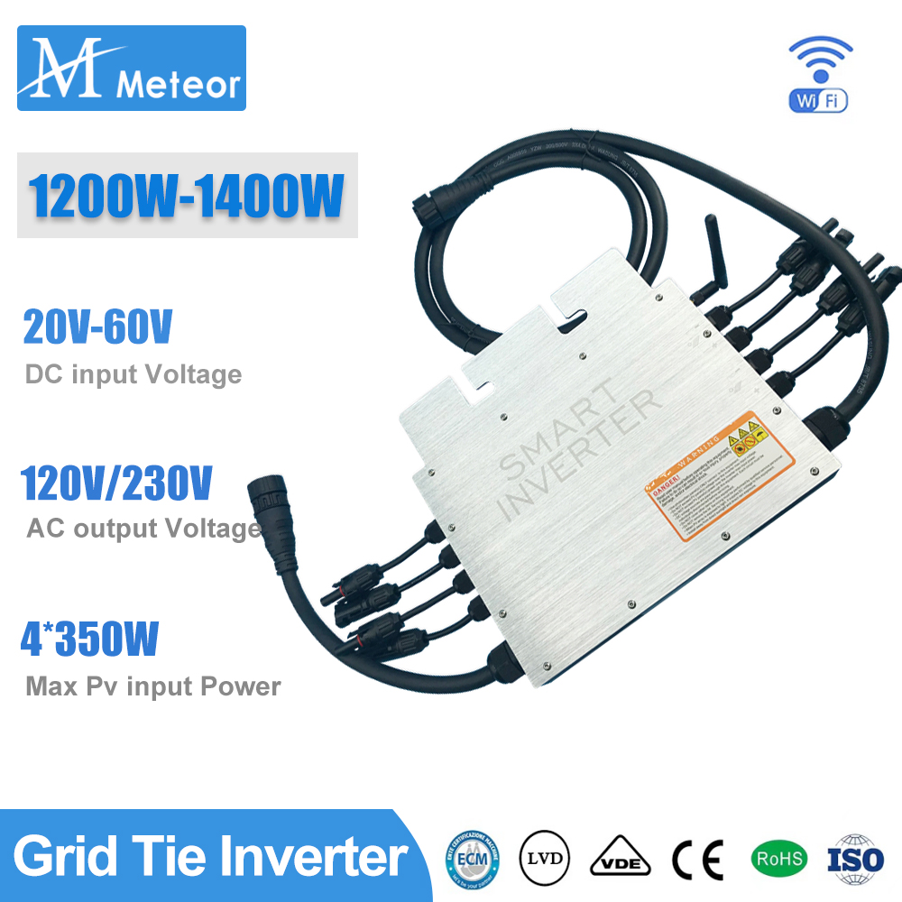 Microinversor de conexión a re - Micro Inverter 1400W Solar Grid Tie reseña y precio