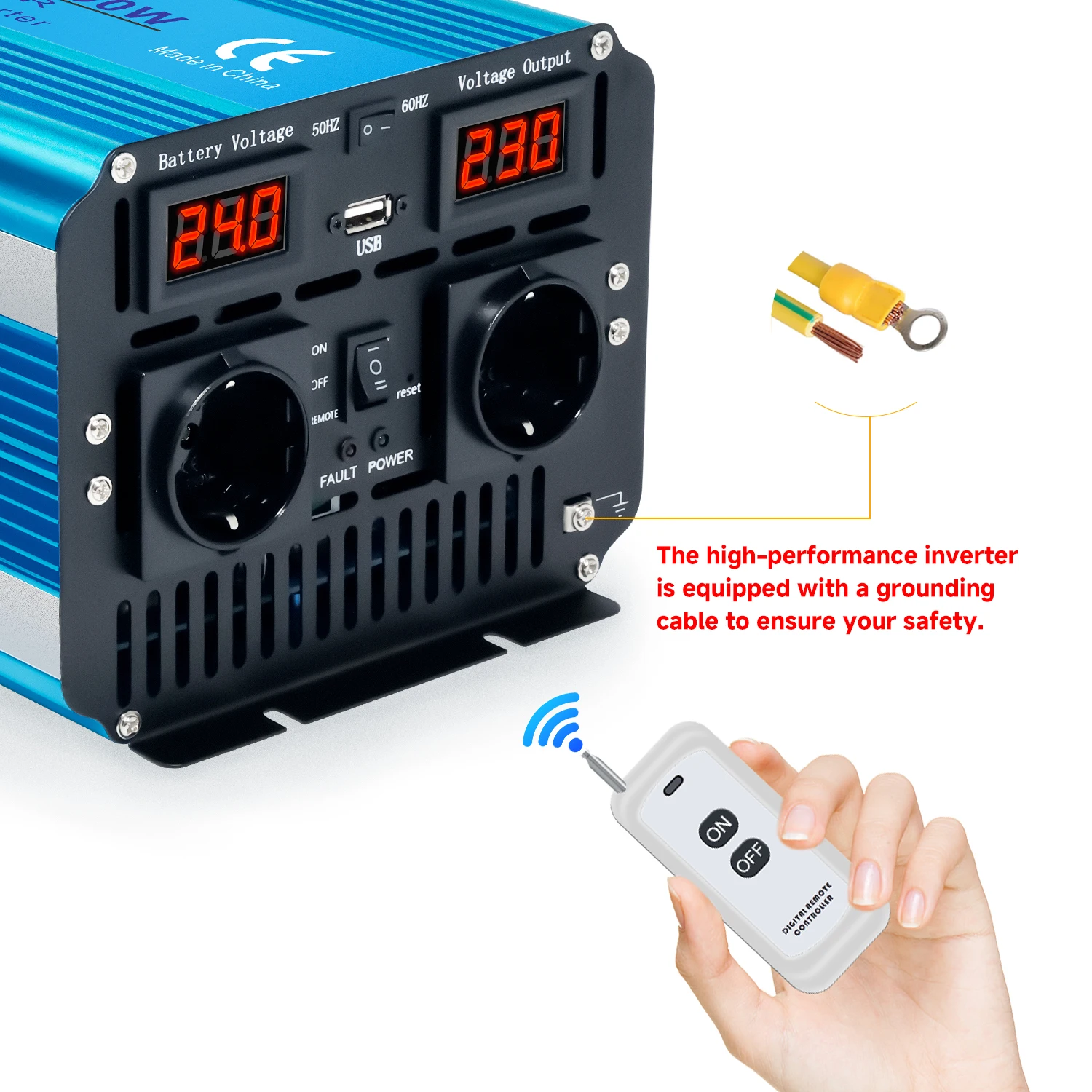 Generador inversor transformad - Off Grid Solar Inverter 48V 6000W reseña y precio